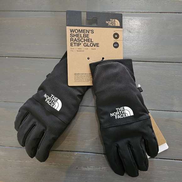 NWT The North Face Women’s Black Shelbe Raschel Etip™ Gloves Size Medium - Picture 1 of 9